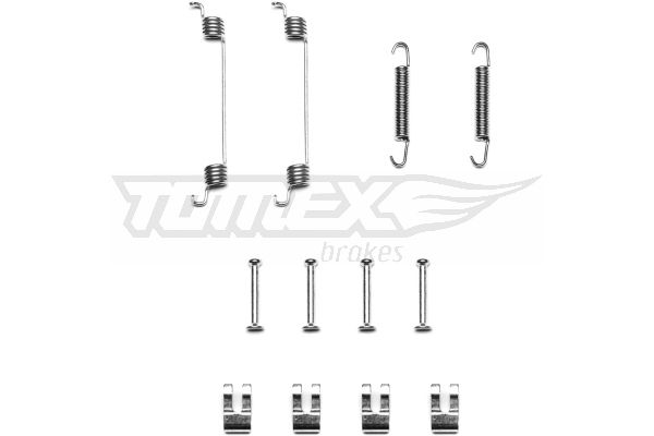 TOMEX BRAKES priedų komplektas, stabdžių trinkelės TX 40-58